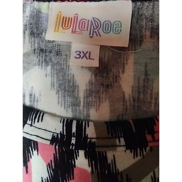 Lularoe Multi-color Short-sleeve T-Shirt Size 3XL - Picture 6 of 9